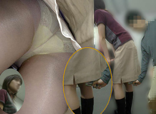 【盗撮犯エロ画像】スカートの中を撮ろうとしてる性犯罪者の行動が世界中同じでワロタｗｗｗ その8